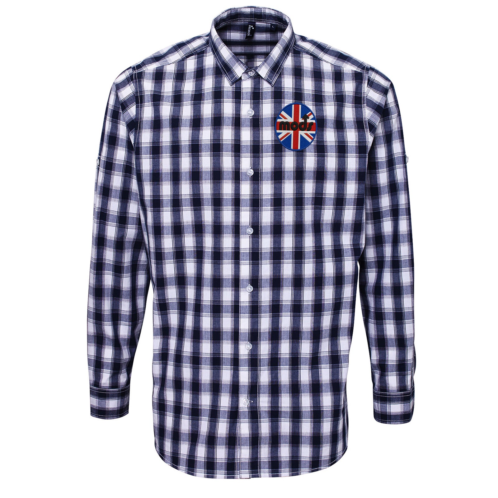 Mods Union Jack Check Long Sleeve Shirt