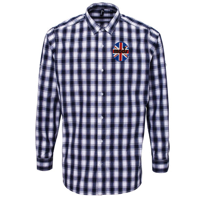 Mods Union Jack Check Long Sleeve Shirt
