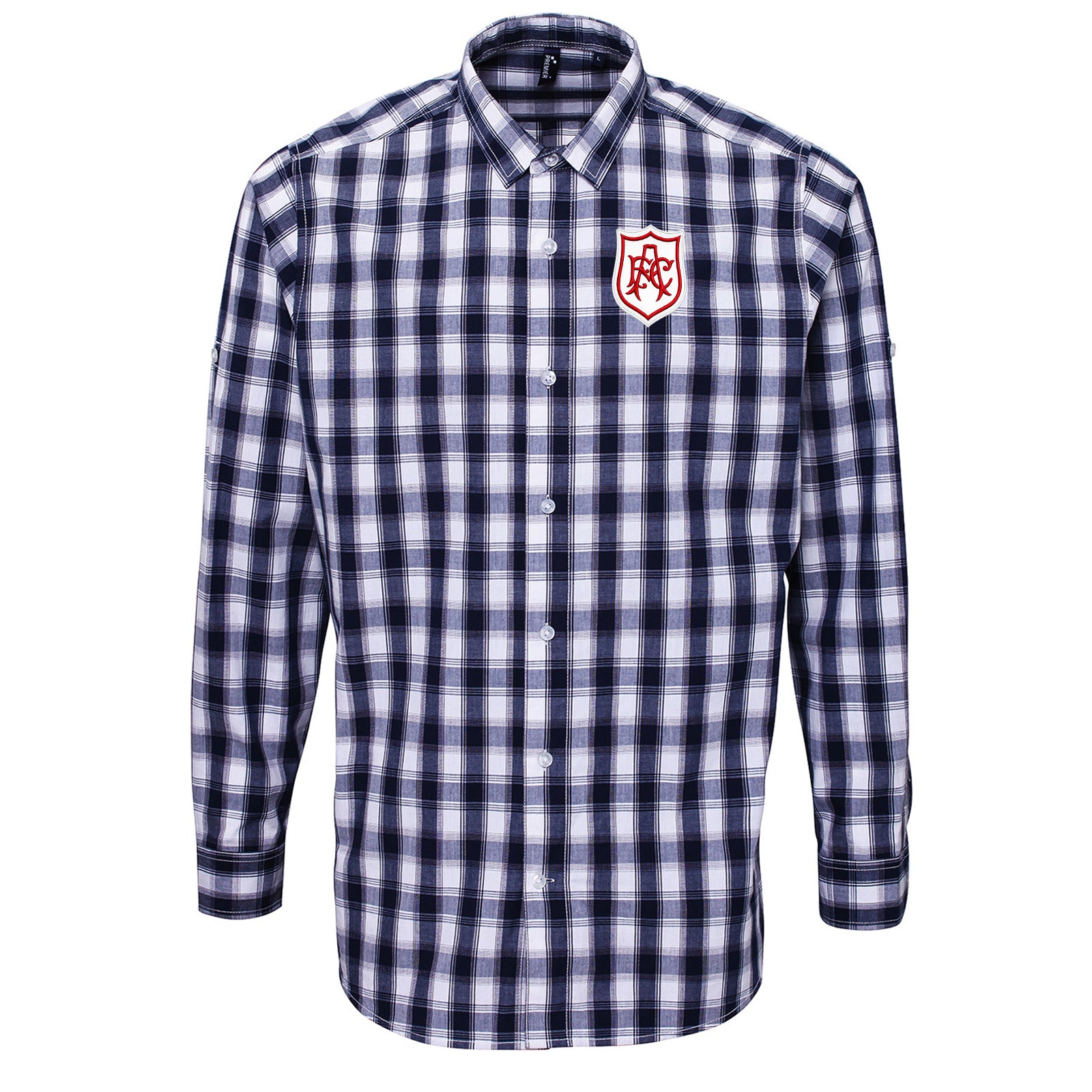Retro Arsenal 1927 FA Cup Check Long Sleeve Shirt