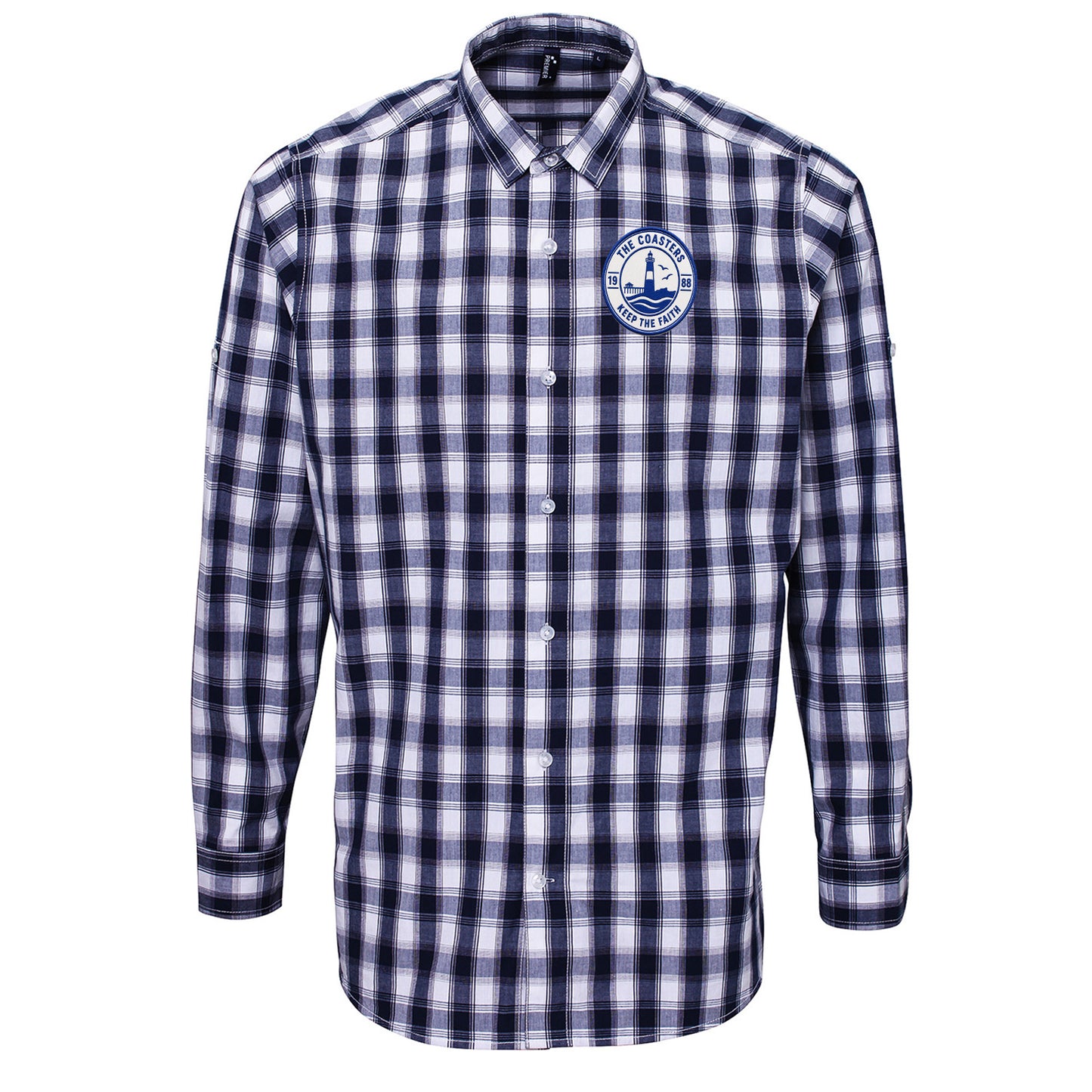 Flyde Football Check Long Sleeve Shirt