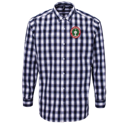 Vintage Wales Football Check Long Sleeve Shirt 