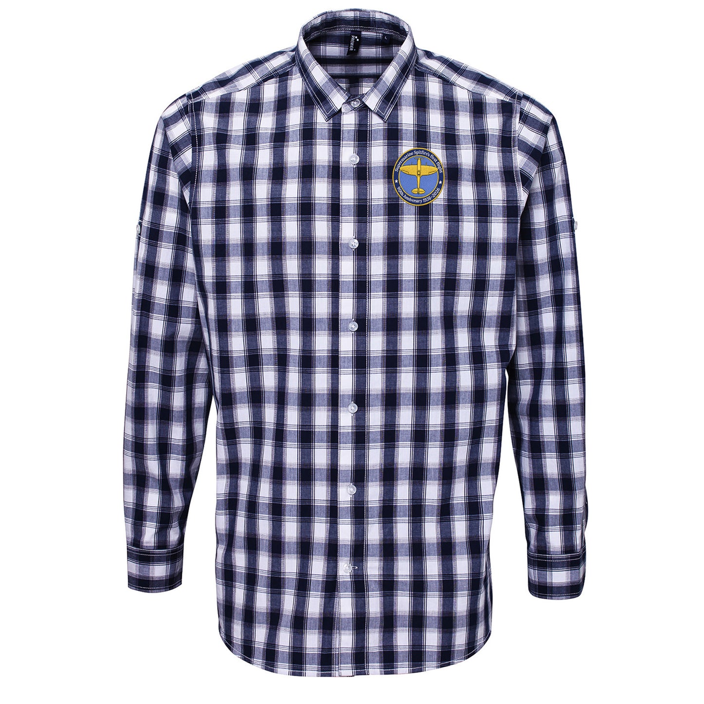 Supermarine Spitfire's Check Long Sleeve Shirt