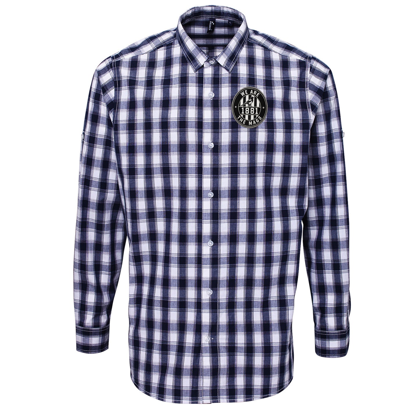 We Are The Mags Newcastle Football Check Long Sleeve Shirt 