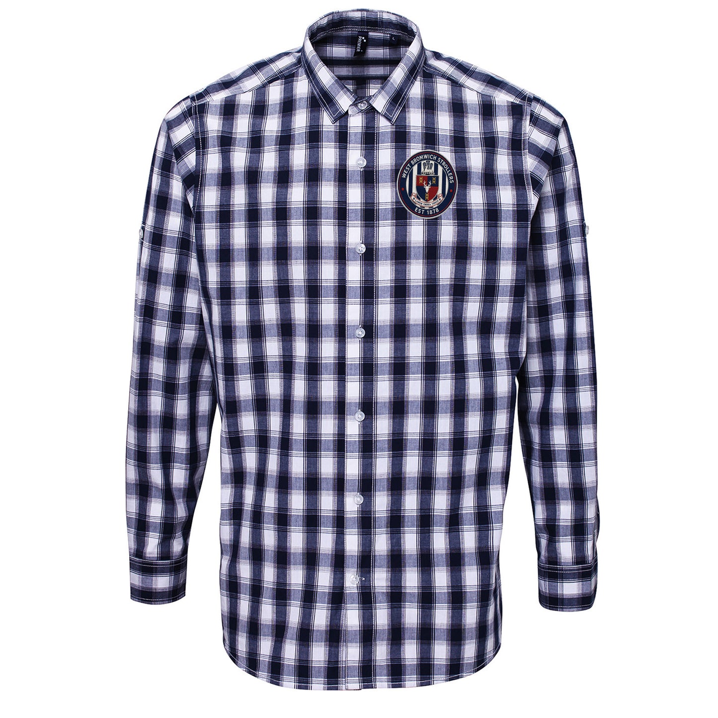 Classic West Bromwich Strollers Check Long Sleeve Shirt