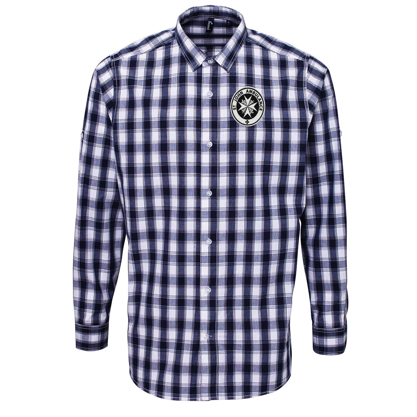 St John Ambulance Check Long Sleeve Shirt