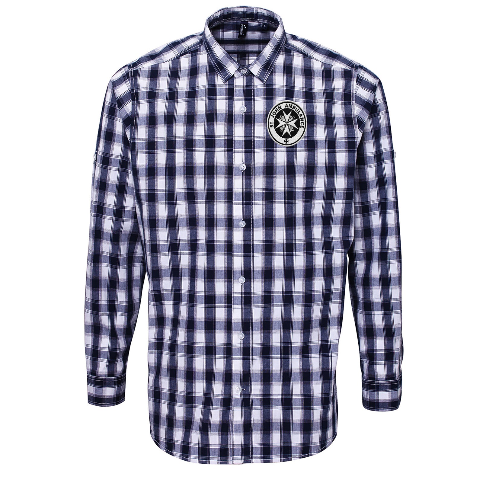 St John Ambulance Check Long Sleeve Shirt