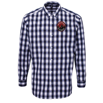 Walsall We Are The Pride of The Midlands Check Long Sleeve Shirt
