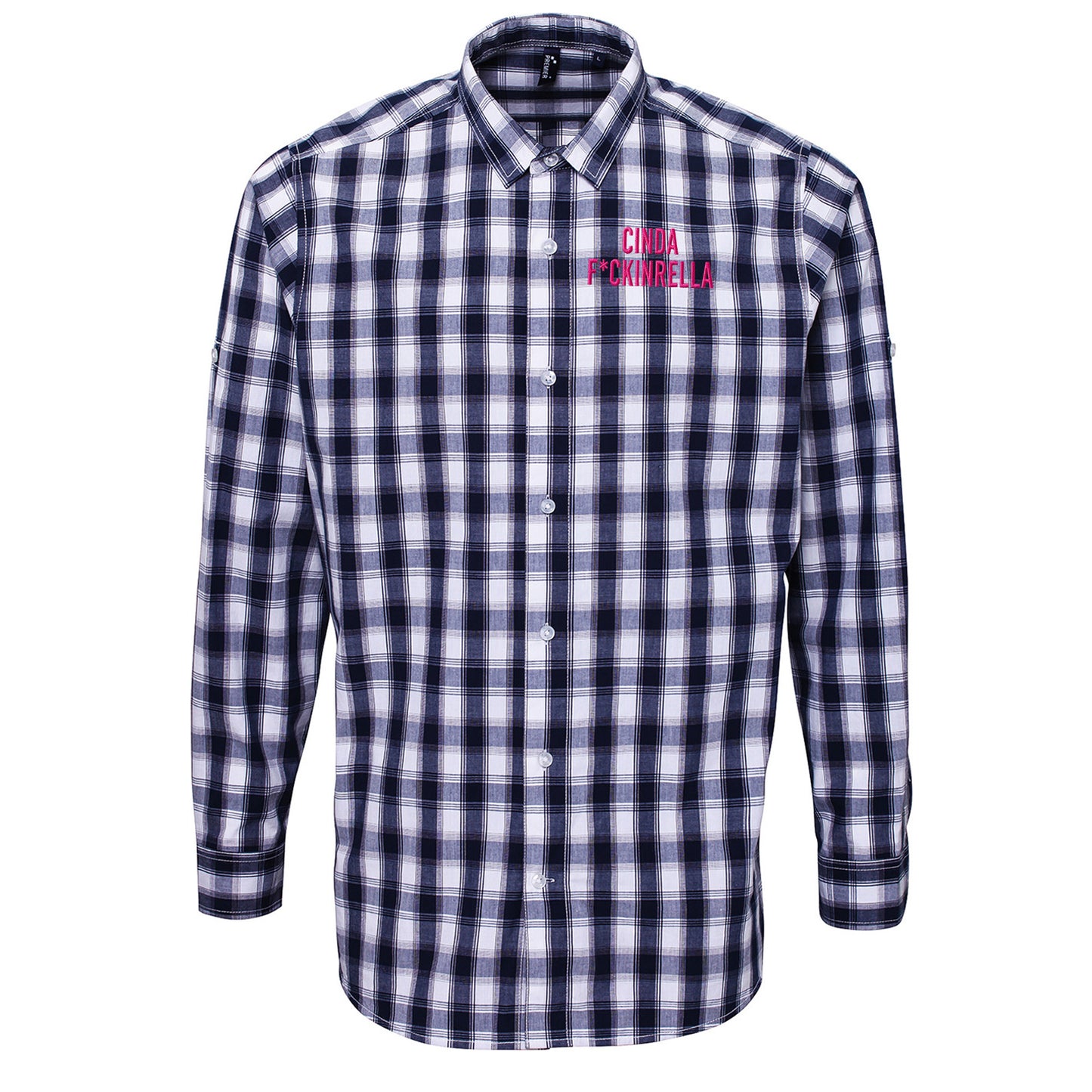 Cinder Fckinrella Check Long Sleeve Shirt