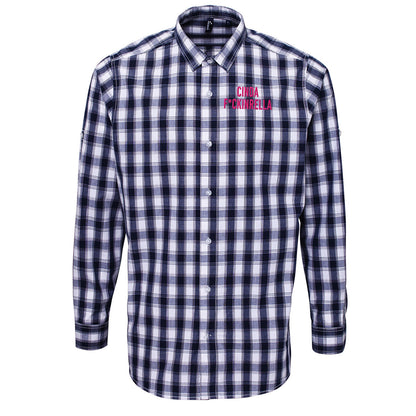 Cinder Fckinrella Check Long Sleeve Shirt