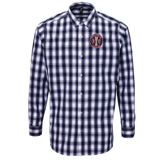 Aston Villa Europa League Final Check Long Sleeve Shirt 