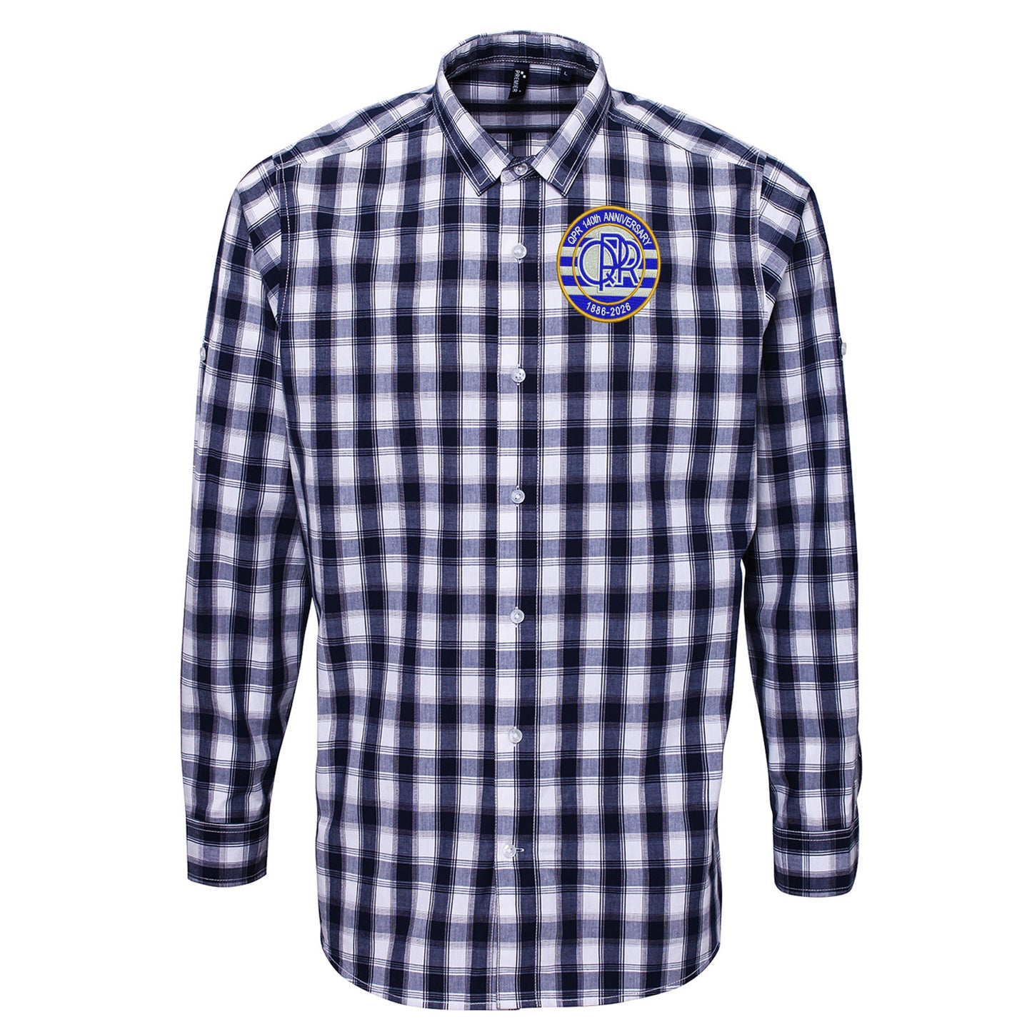 QPR Classic Football Check Long Sleeve Shirt