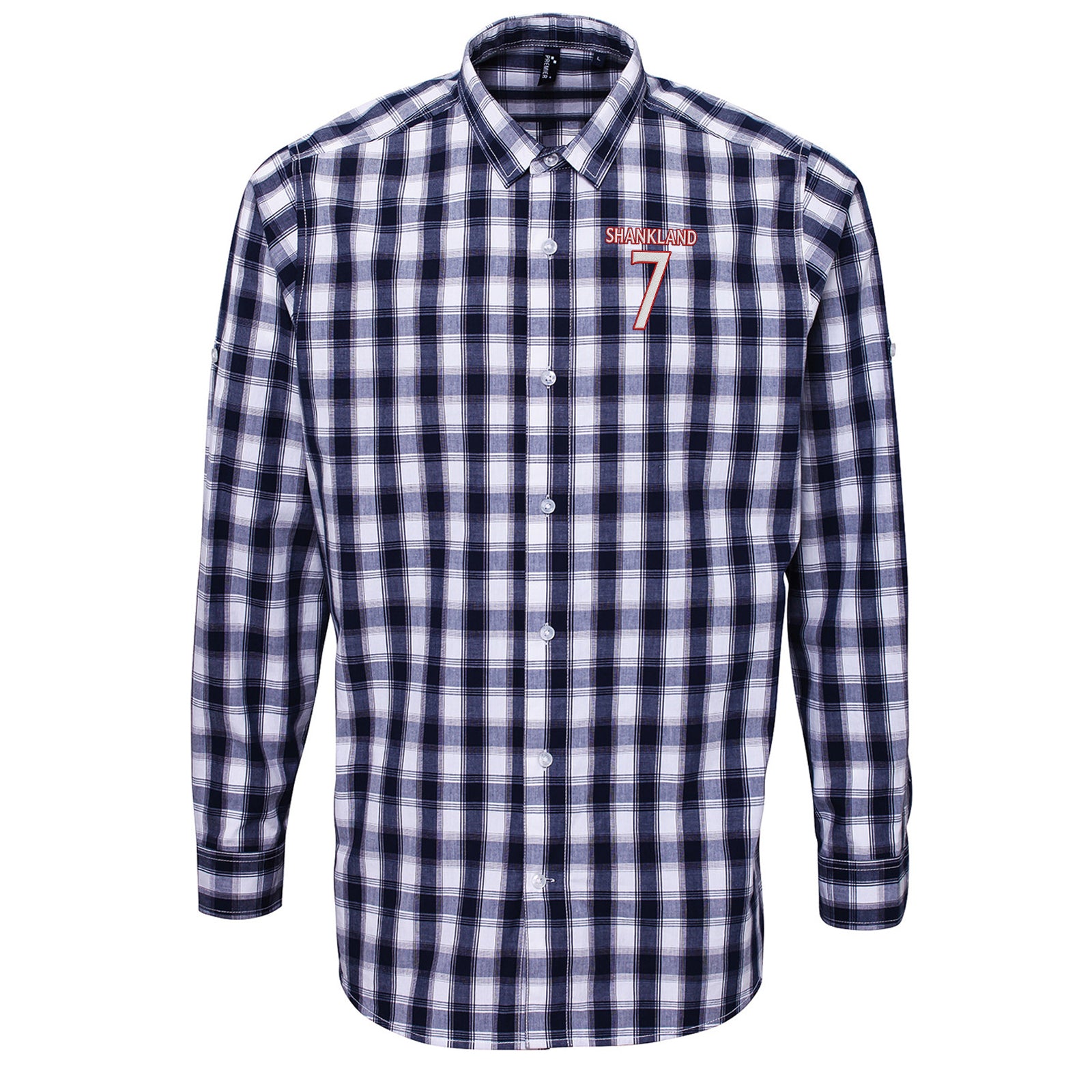 Lawrence Shankland Rangers Football Check Long Sleeve Shirt