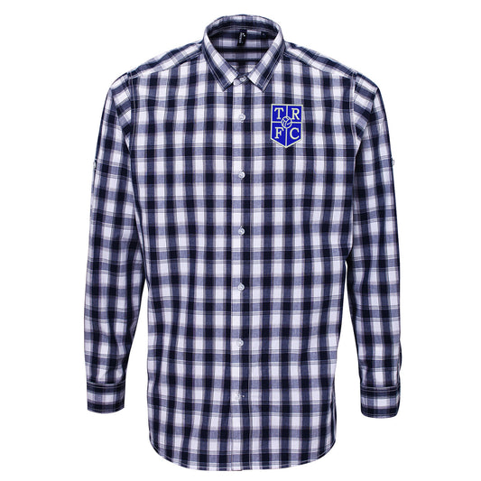 Retro Tranmere 1983 Check Long Sleeve Shirt
