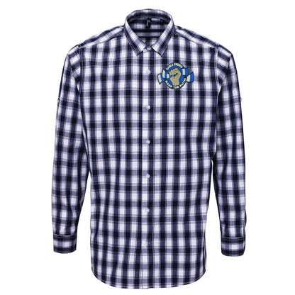 Montrose FC Football Check Long Sleeve Shirt 