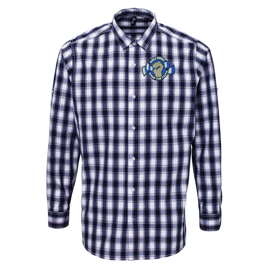 Montrose FC Football Check Long Sleeve Shirt 