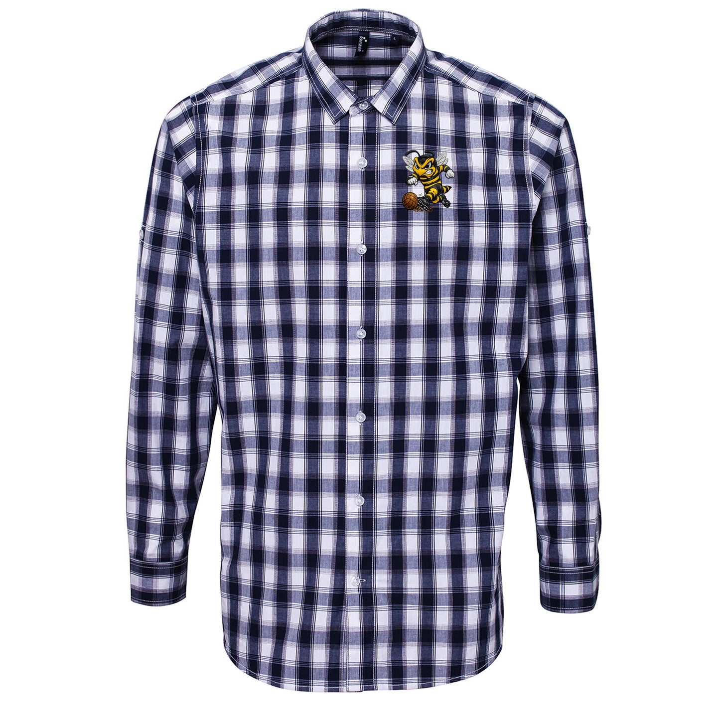 Alloa Athletic 1960s Check Long Sleeve Shirt 