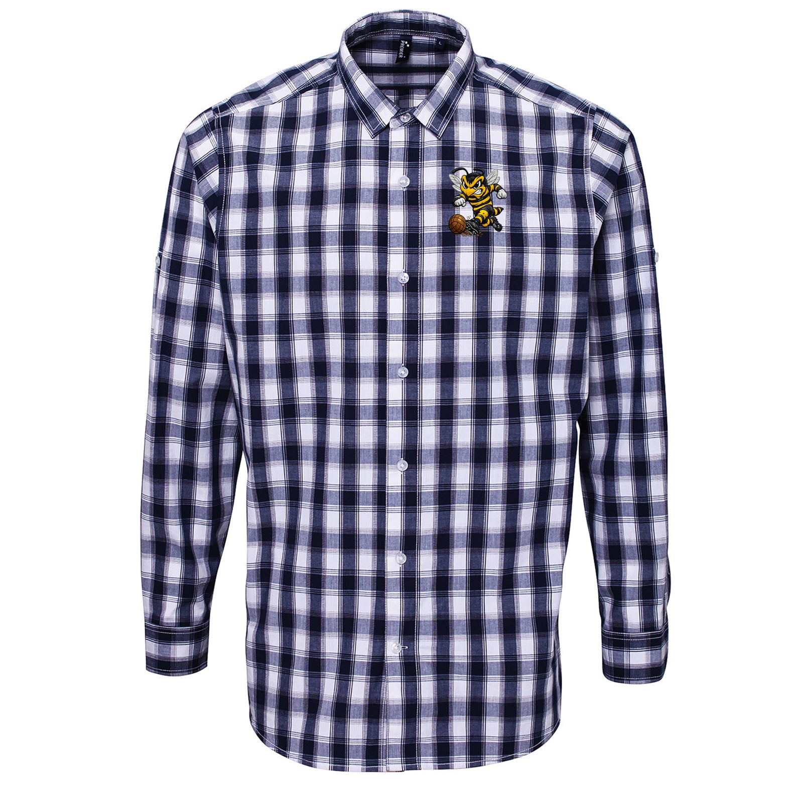 Alloa Athletic 1960s Check Long Sleeve Shirt 