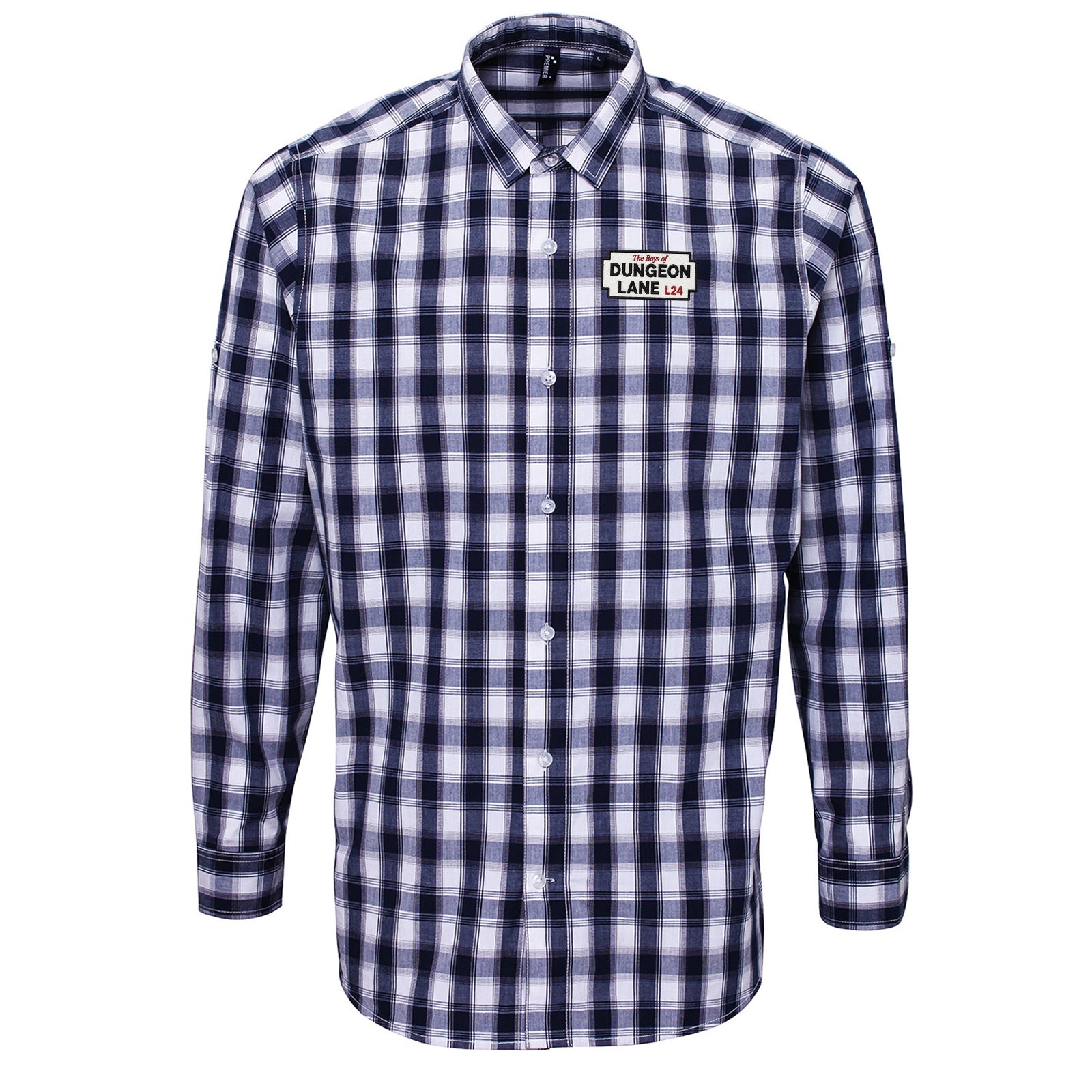 The Boys of Dungeon Lane Paul McCartney Album Check Long Sleeve Shirt