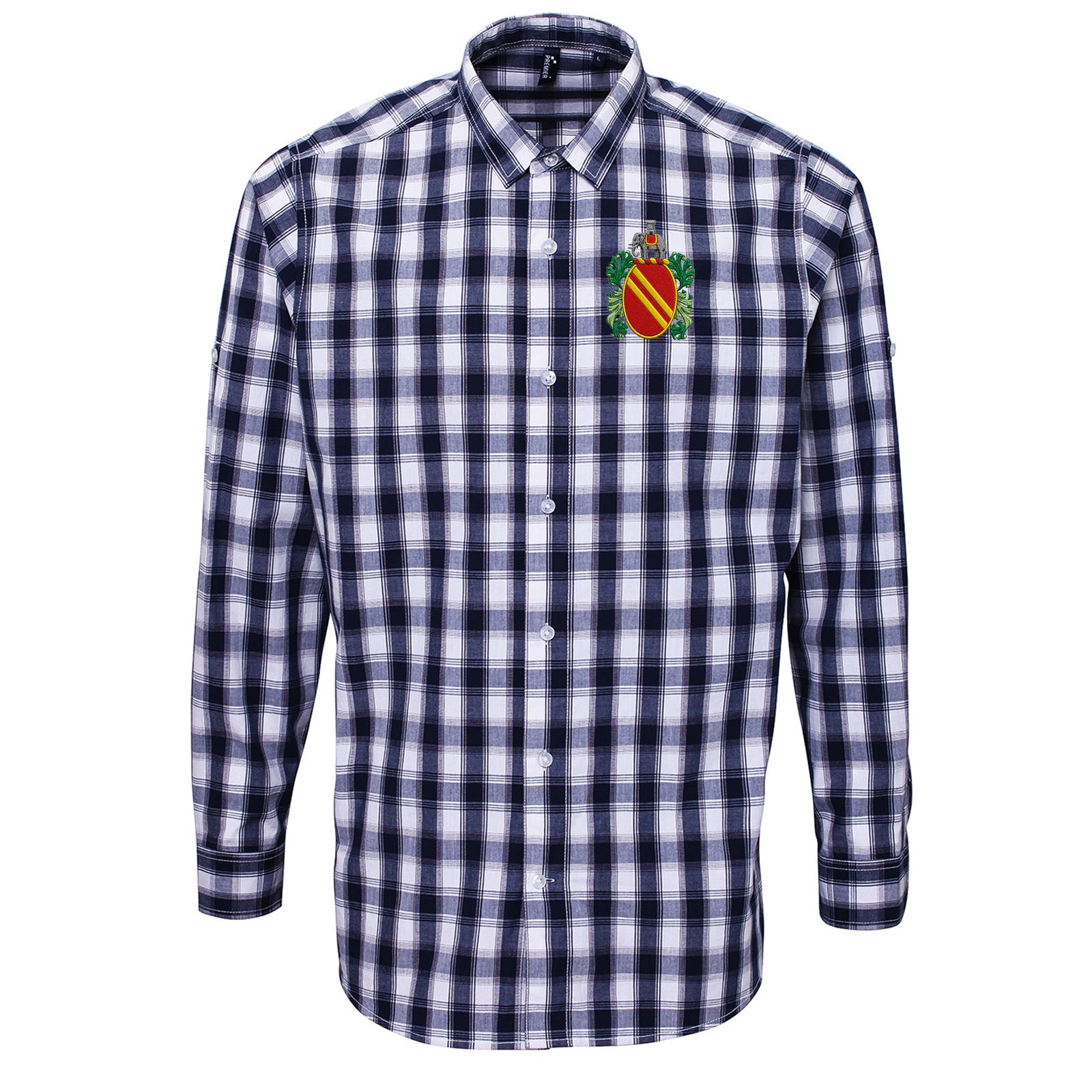 Old School Bolton Football Check Long Sleeve Shirt