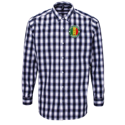 Senegal AFCON Winners 2025 Check Long Sleeve Shirt