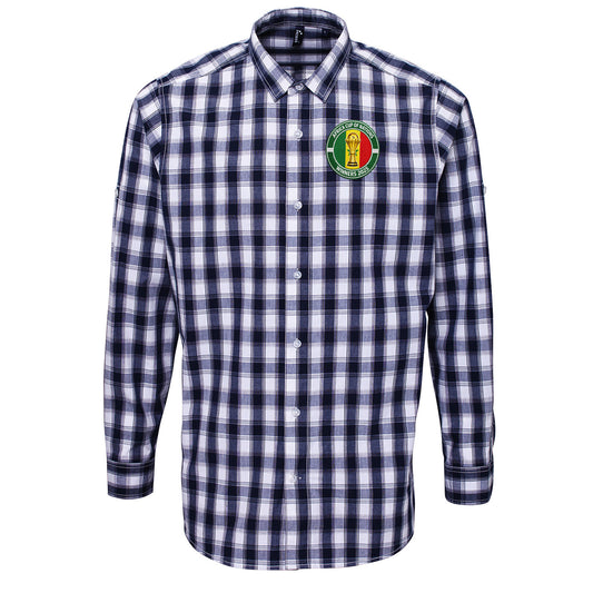 Senegal AFCON Winners 2025 Check Long Sleeve Shirt