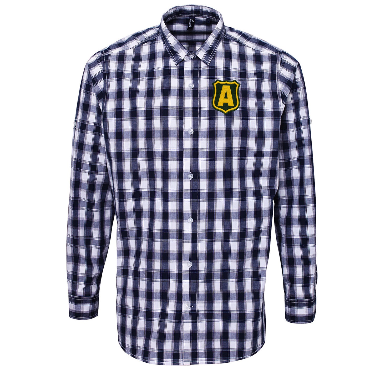 Retro Australia Soccer Check Long Sleeve Shirt 