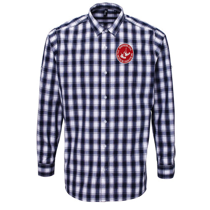 Northern Soul It'll Never Be Over for Me Check Long Sleeve Shirt