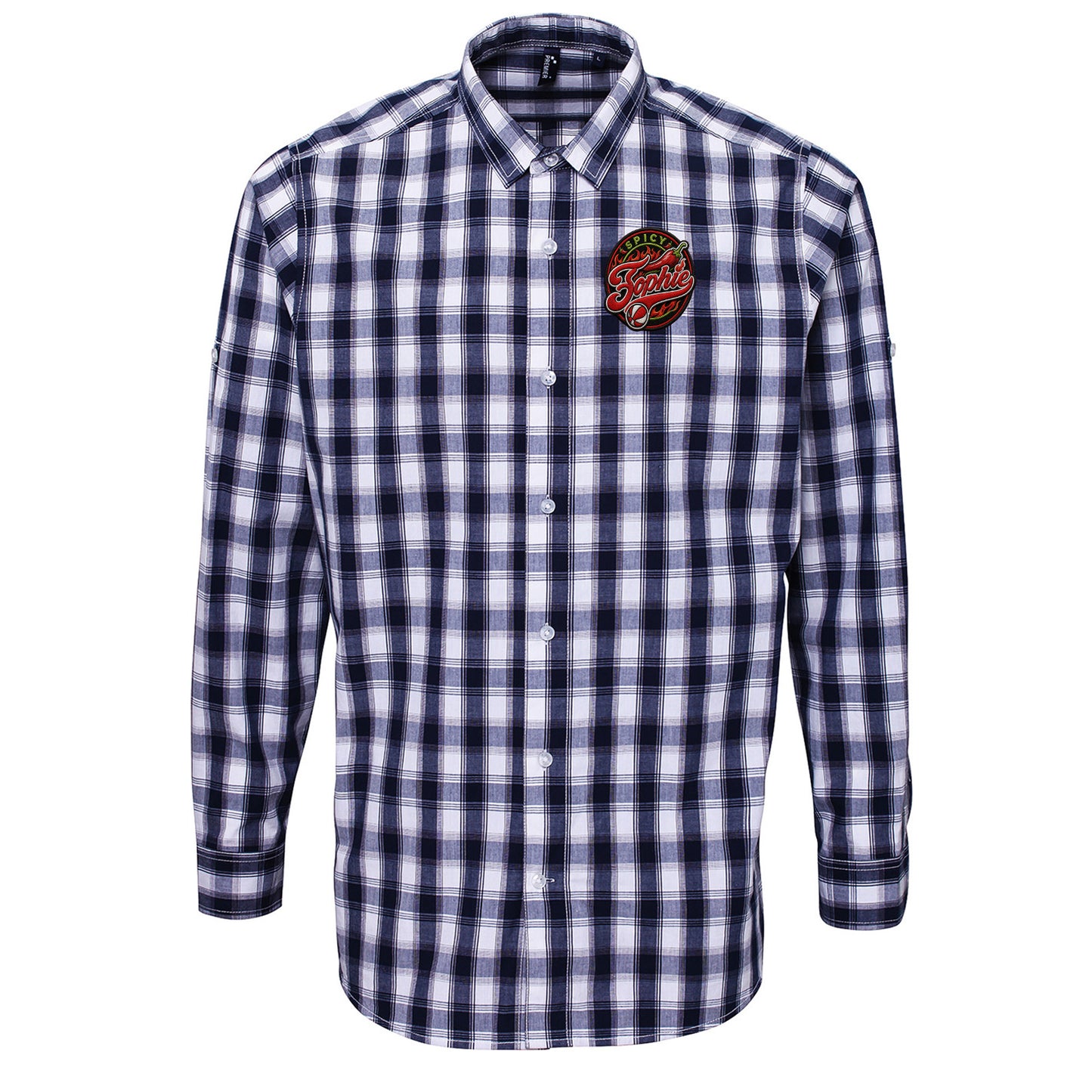 Spicy Sophie Cunningham Basketball Check Long Sleeve Shirt
