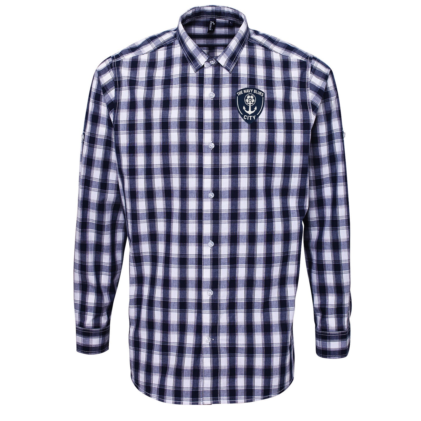 The Navy Blues Auckland City Check Long Sleeve Shirt 