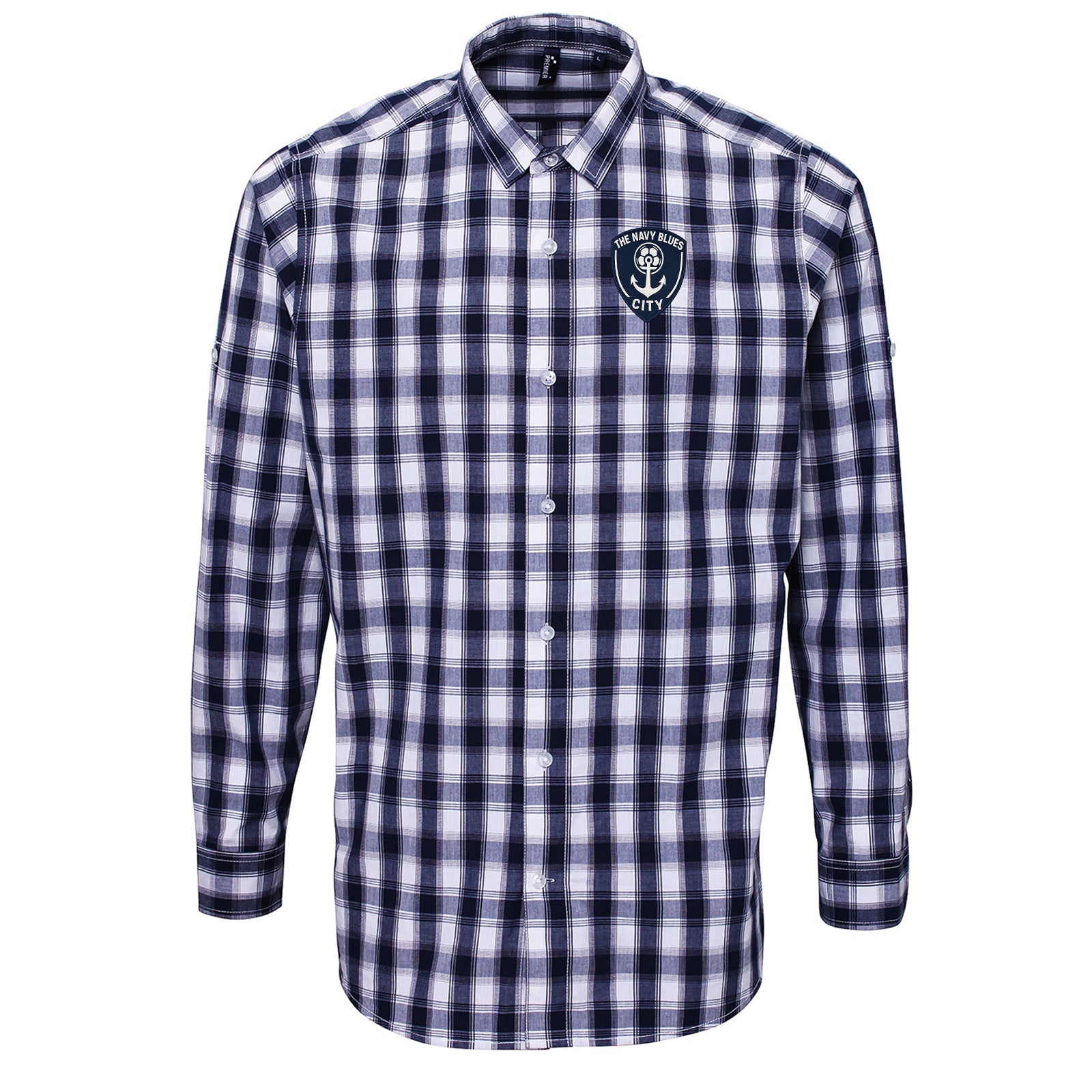 The Navy Blues Auckland City Check Long Sleeve Shirt 