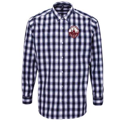 The Fields Are Green Northampton Football Check Long Sleeve Shirt 