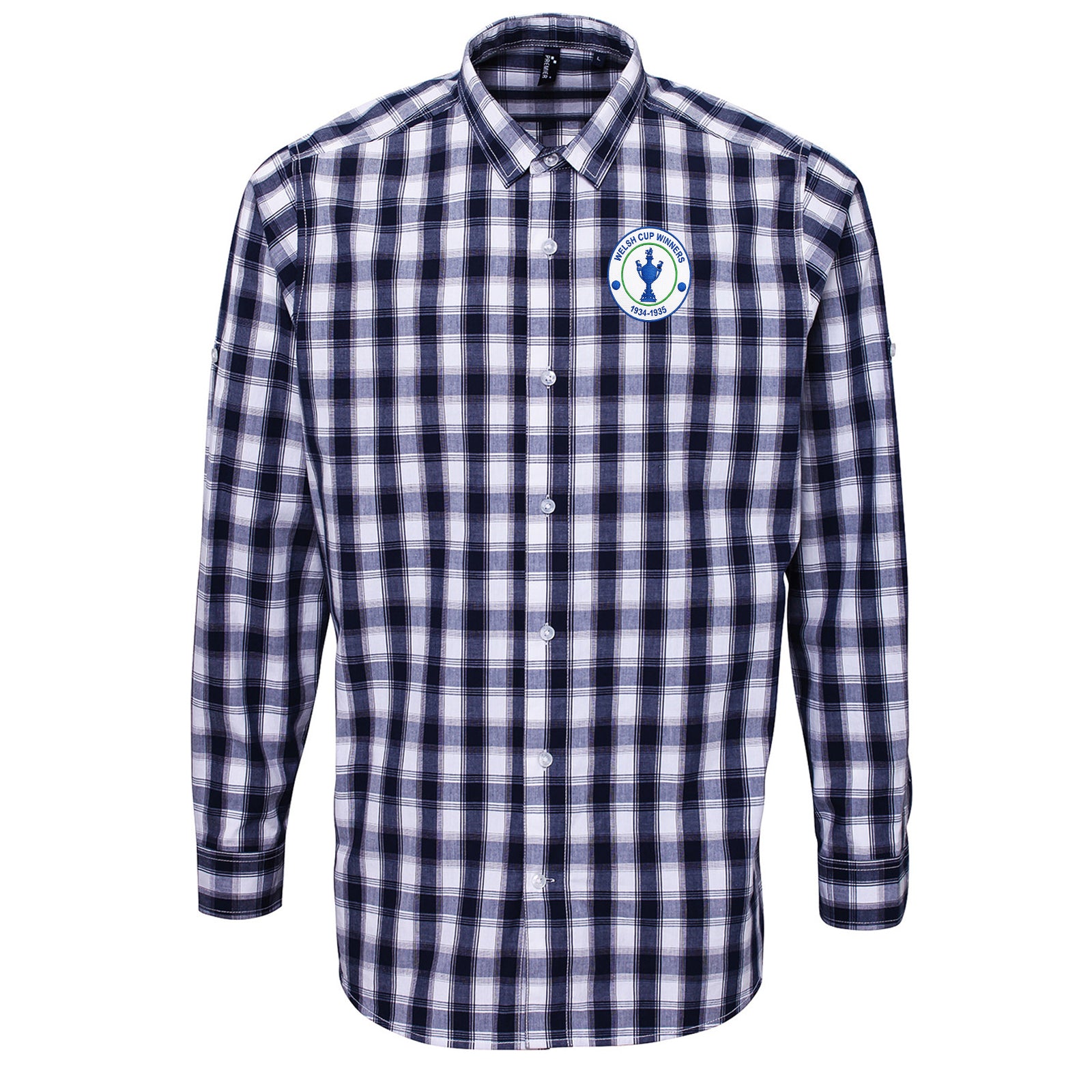 Vintage Tranmere Rovers Check Long Sleeve Shirt 