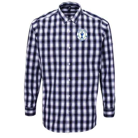 Vintage Tranmere Rovers Check Long Sleeve Shirt 