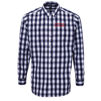 The Ref Can't Hear You Babe x Check Long Sleeve Shirt 