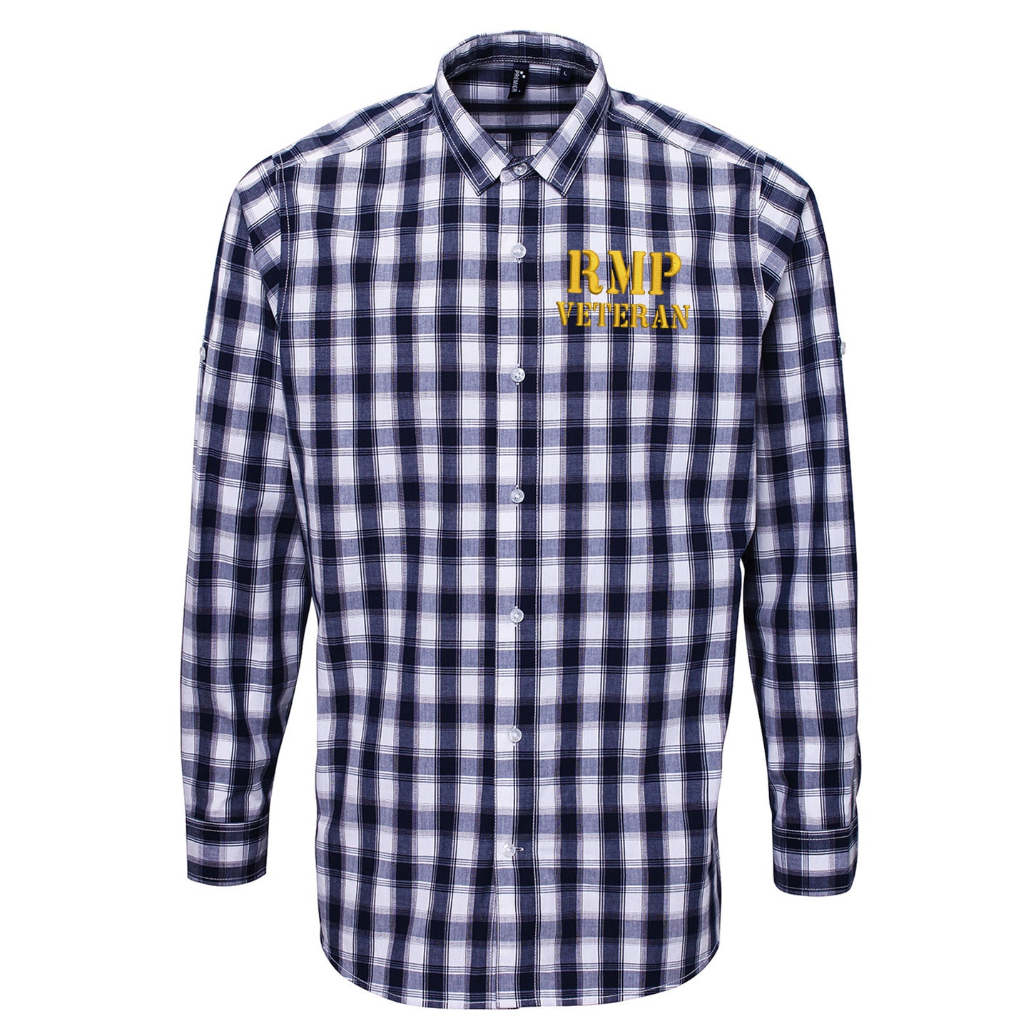 Royal Military Veteran Check Long Sleeve Shirt