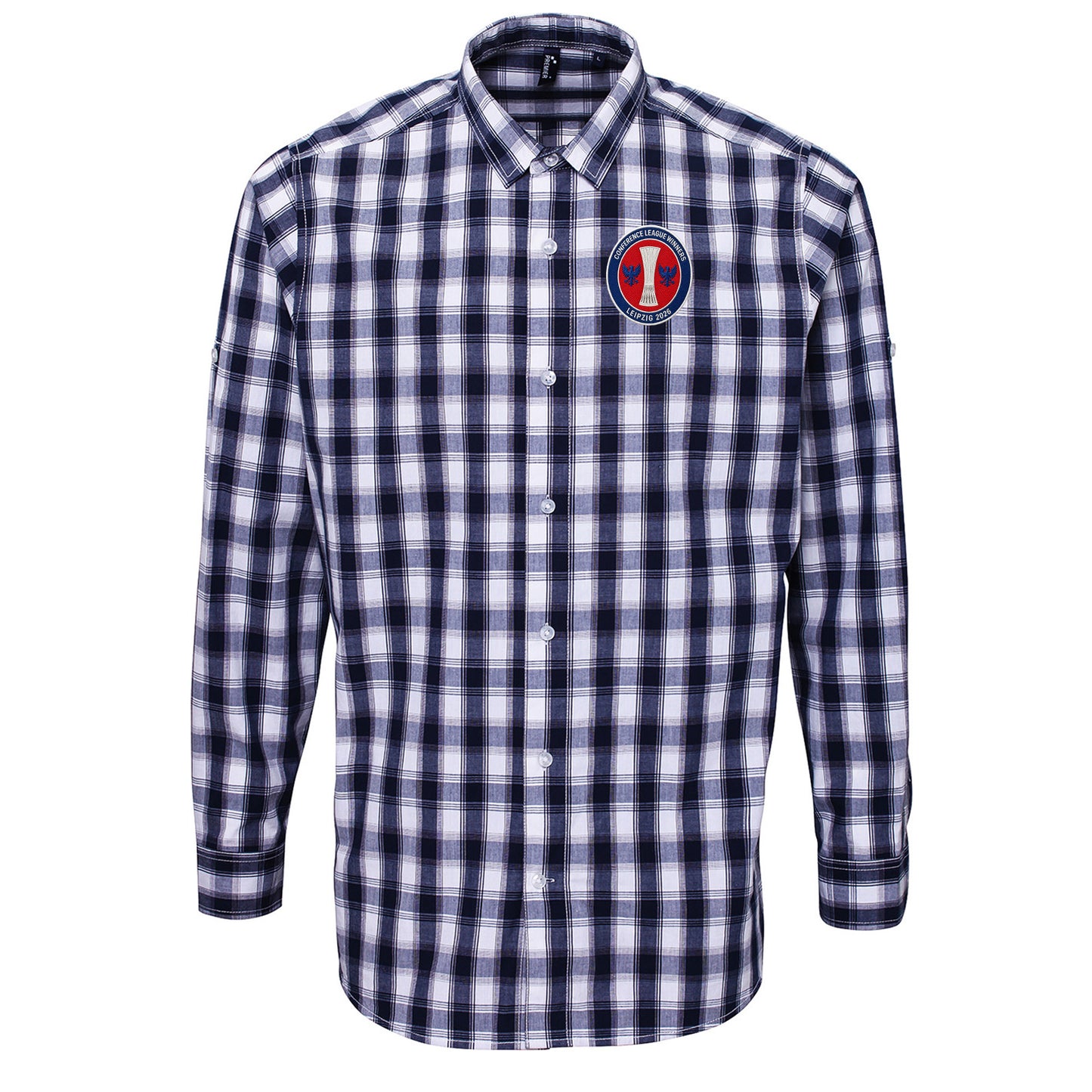 Crystal Palace Conference League Winners 2026 Check Long Sleeve Shirt