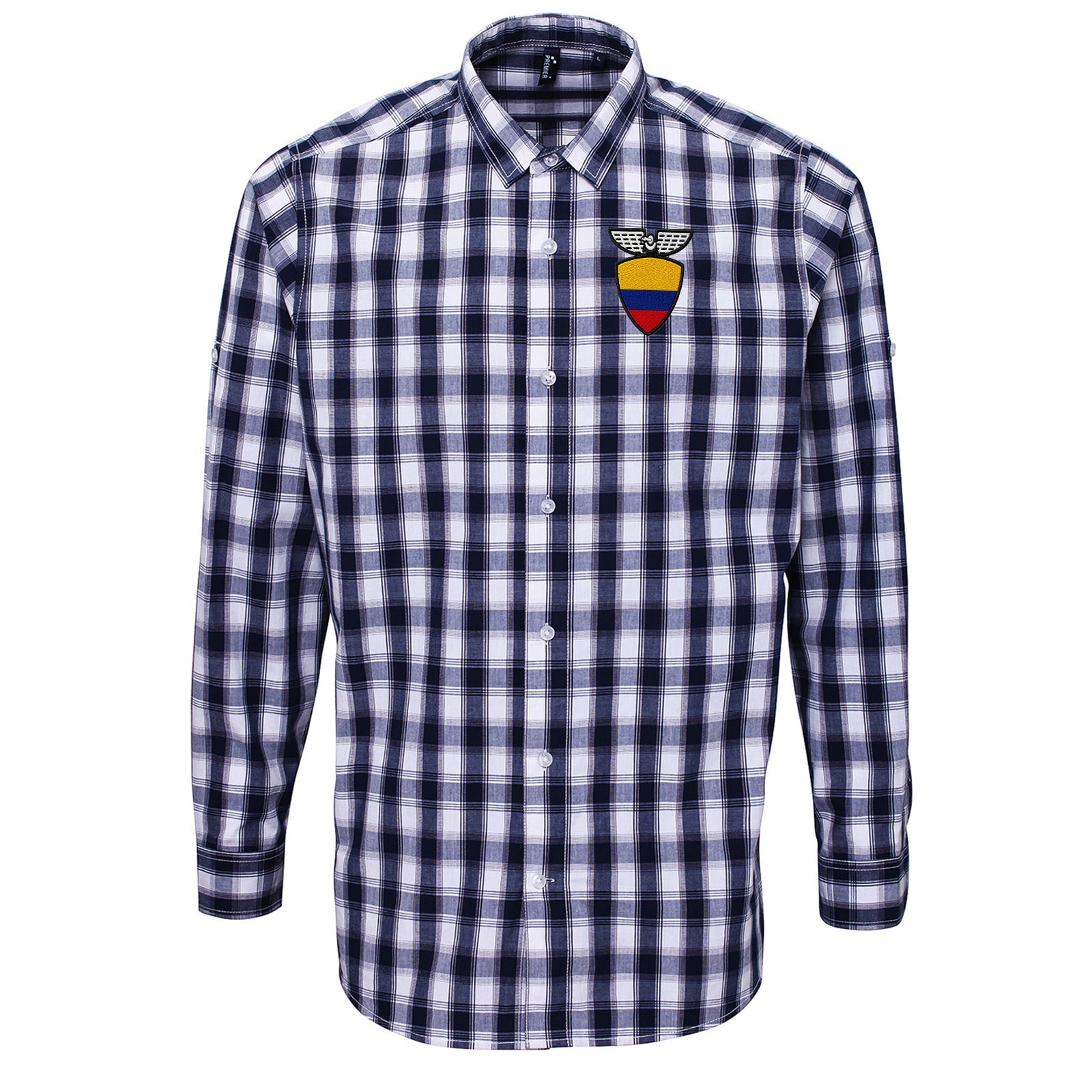 Ecuador Football Check Long Sleeve Shirt