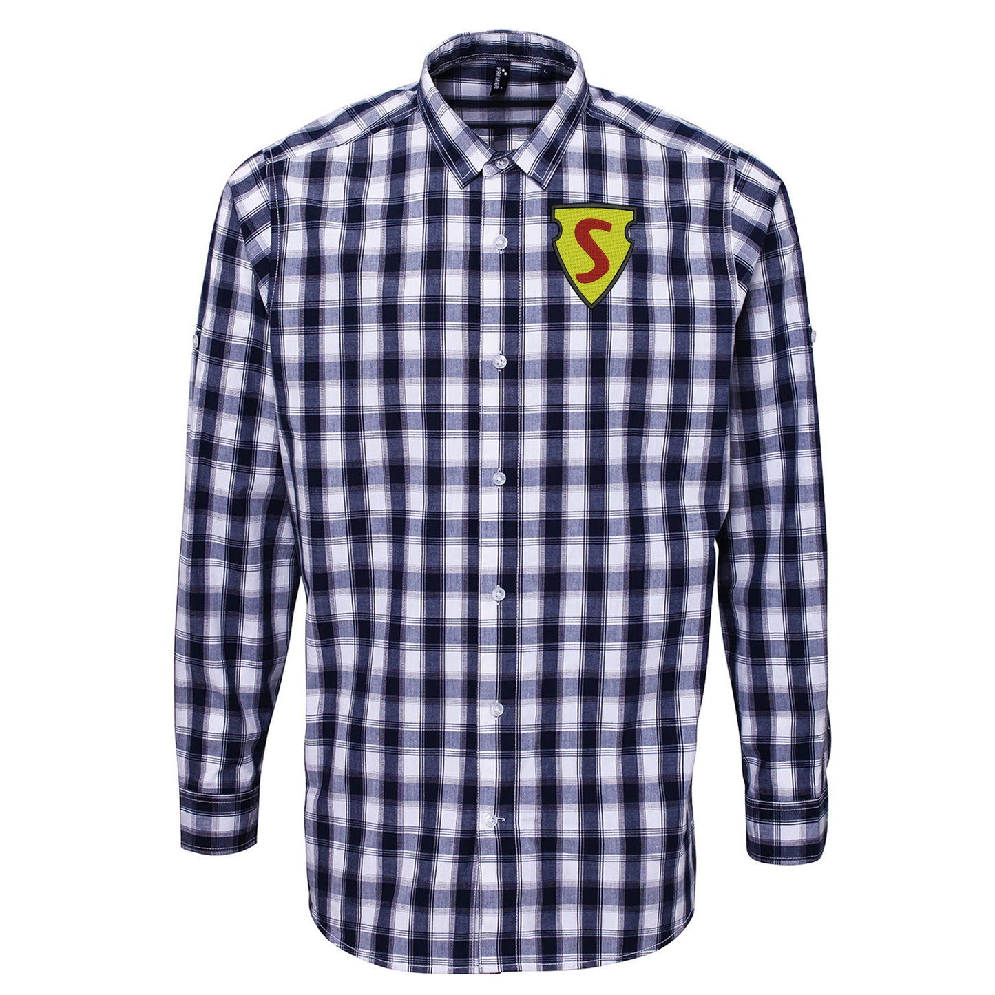 Superman Check Long Sleeve Shirt