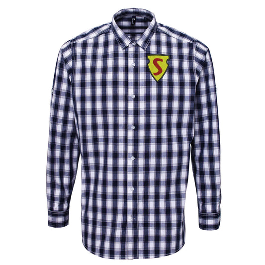Superman Check Long Sleeve Shirt