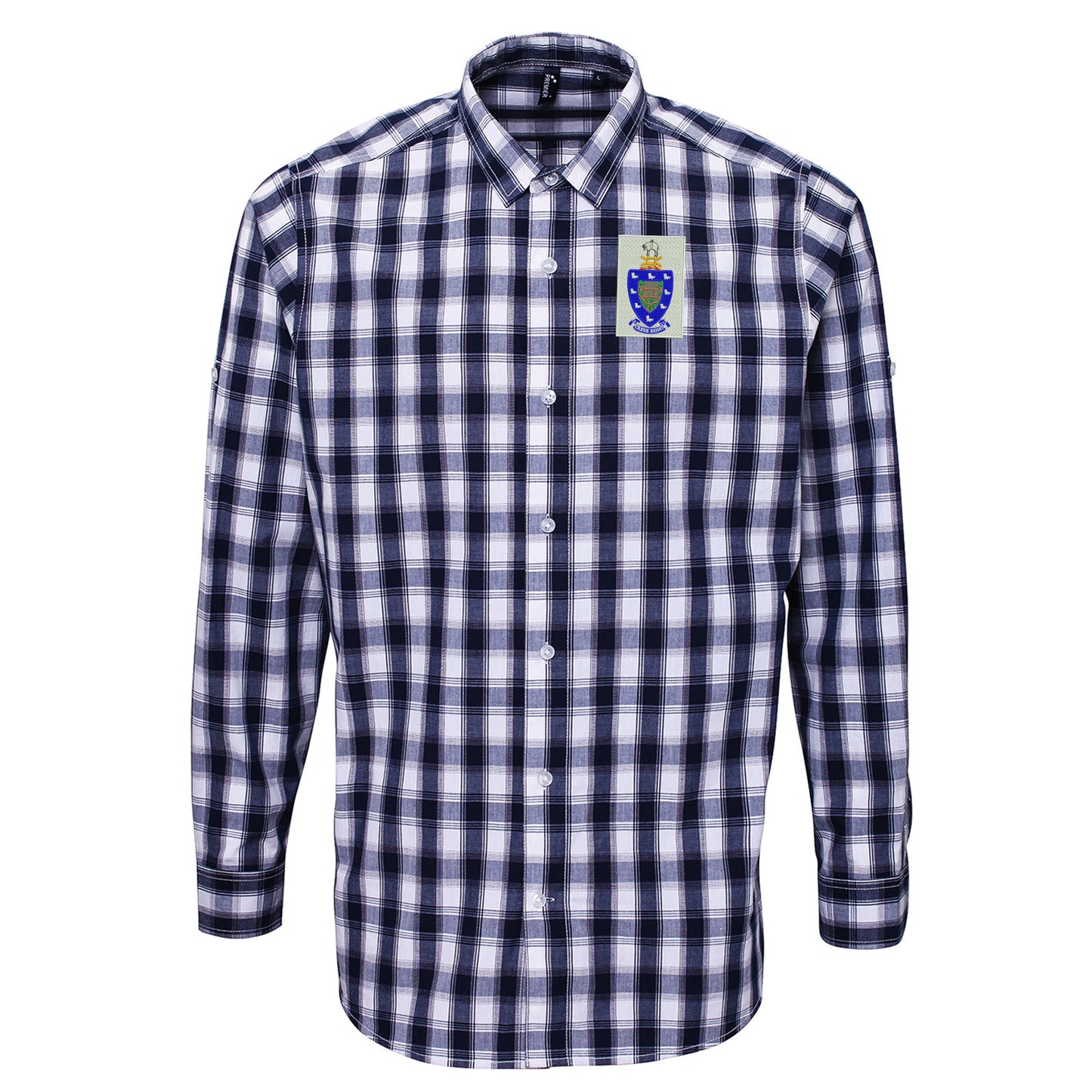 Retro Rochdale 1961 Embroidered Long Sleeve Mulligan Check Shirt