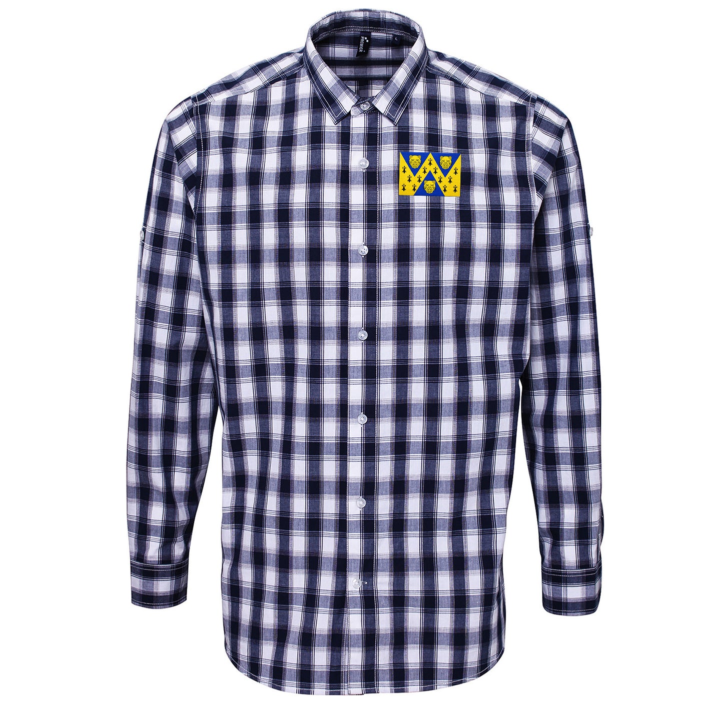 Flag of Shropshire Check Long Sleeve Shirt