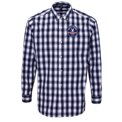 Grey Goose Vodka Check Long Sleeve Shirt 