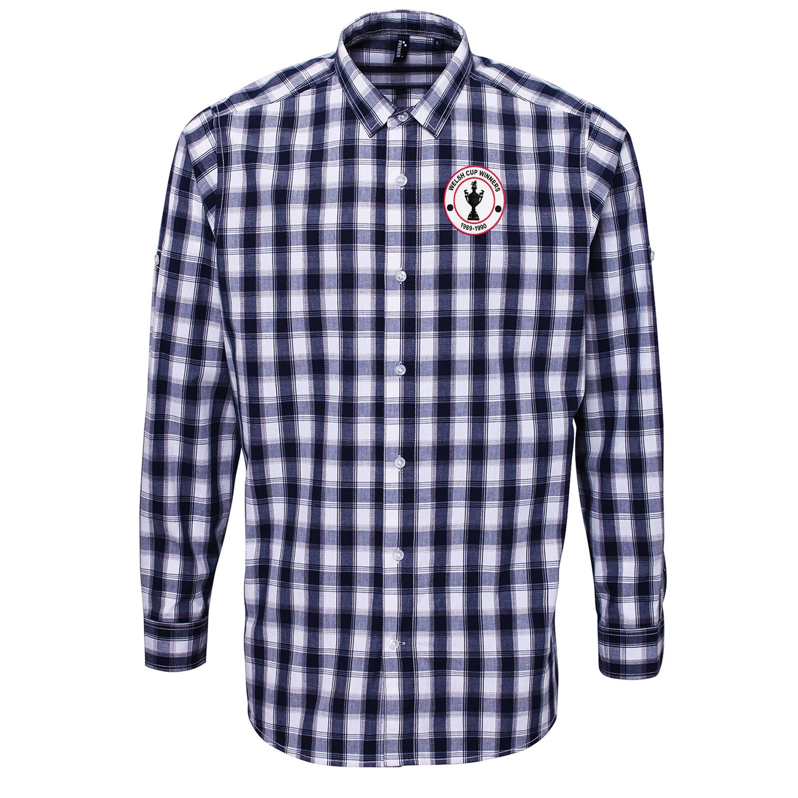 Vintage Hereford United Check Long Sleeve Shirt 