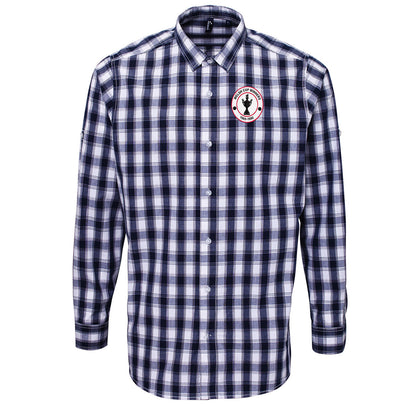 Vintage Hereford United Check Long Sleeve Shirt 