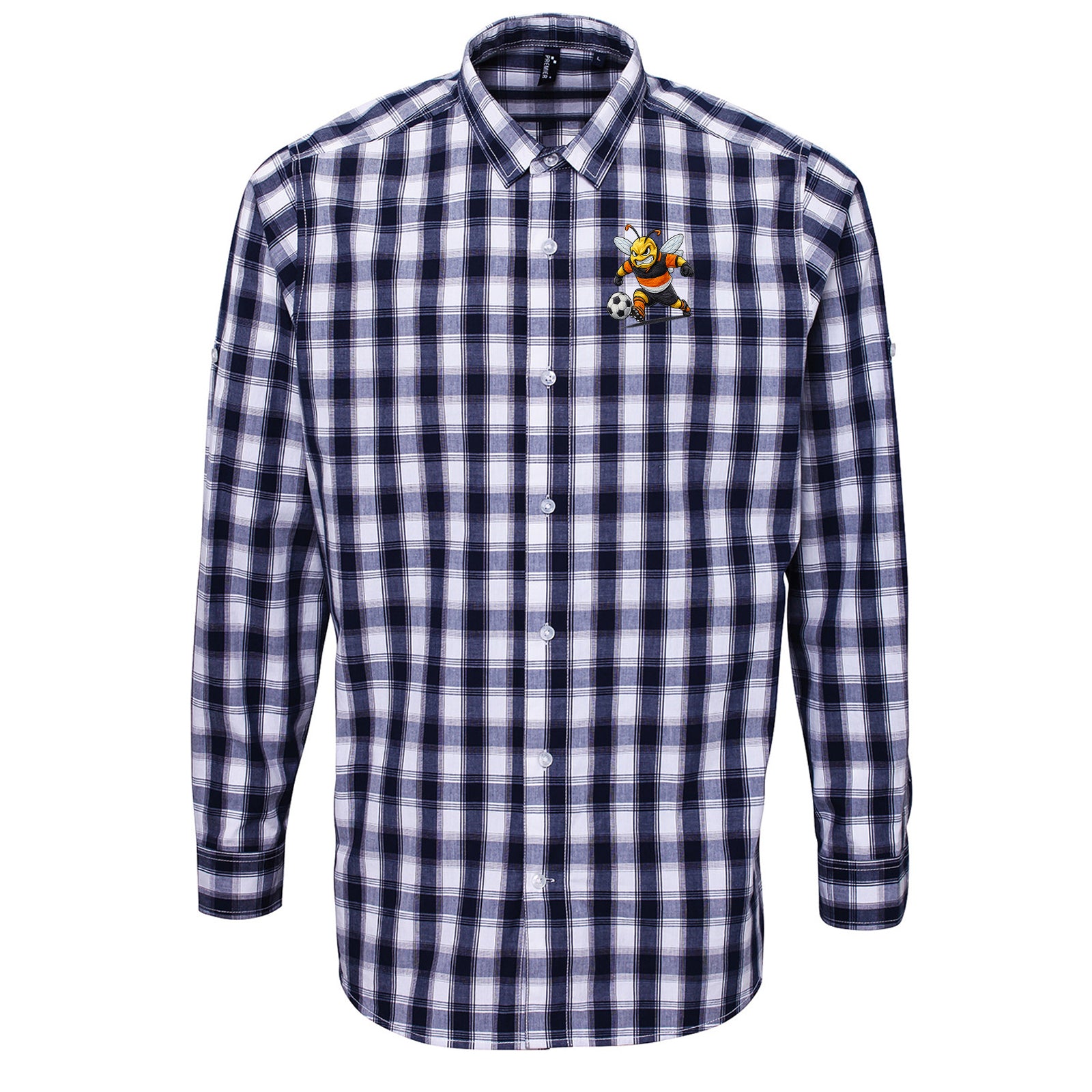 Vintage Barnet FC Check Long Sleeve Shirt