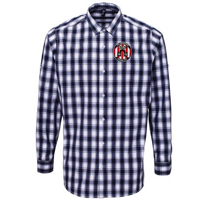 Guisborough Town Football Check Long Sleeve Shirt