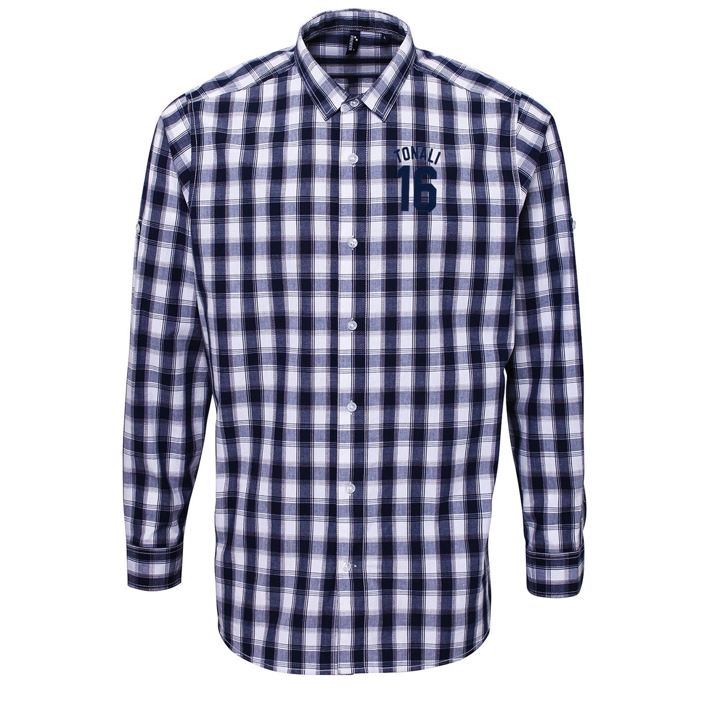 Sandro Tonali Tottenham Football Check Long Sleeve Shirt