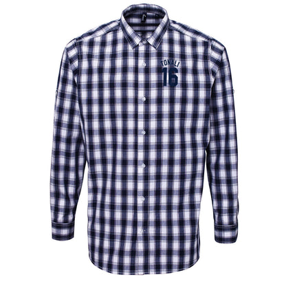Sandro Tonali Tottenham Football Check Long Sleeve Shirt