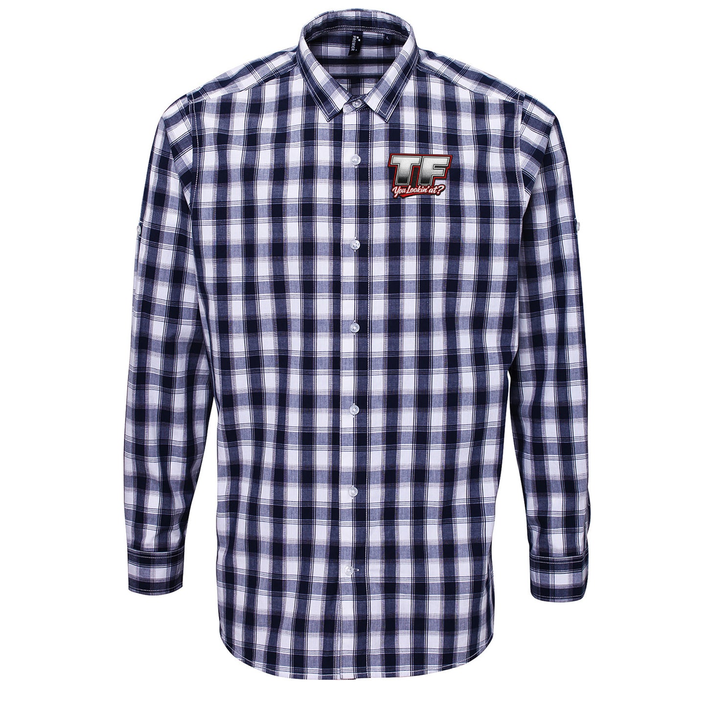 TF You Lookin’ at Check Long Sleeve Shirt 
