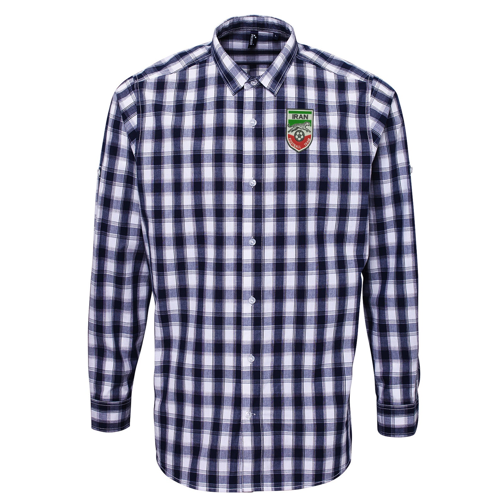 Iran Football Check Long Sleeve Shirt 
